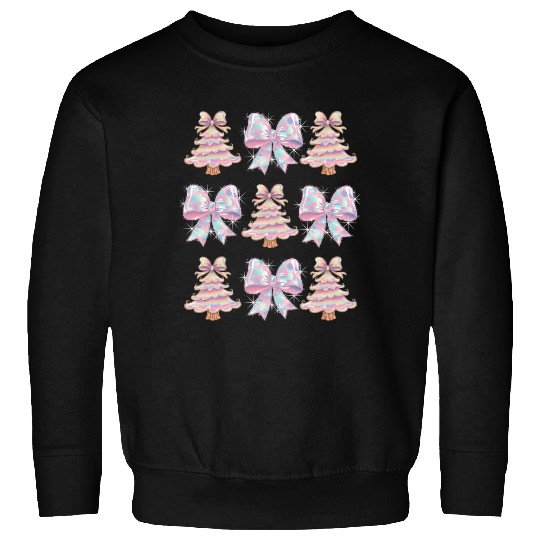 Christmas Coquette Bow, Merry Christmas Sweatshirts