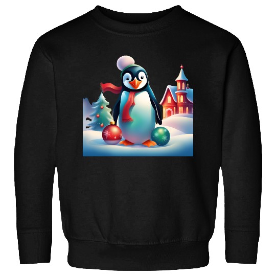 Christmas Merry Christmas For Gift Penguin Snowman Sweatshirts