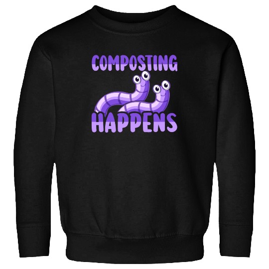 Worm Farmer Vermicompost Cute Men Women Sweatshirts