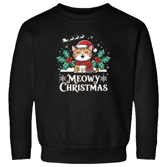 Christmas meow Sweatshirts