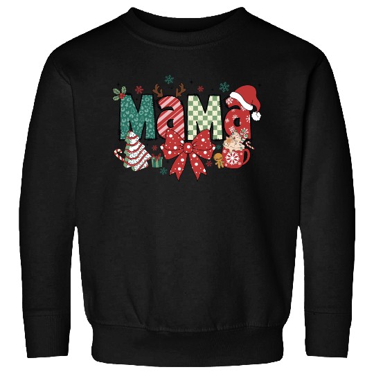 MAMA Christmas, Christmas Retro Sweatshirts