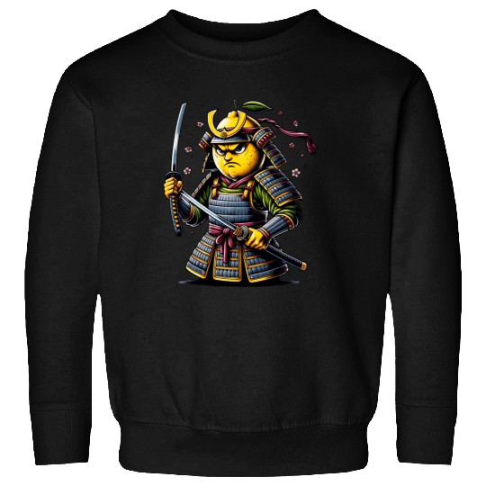 Samurai Lemon Warrior Blossom Art Sweatshirts