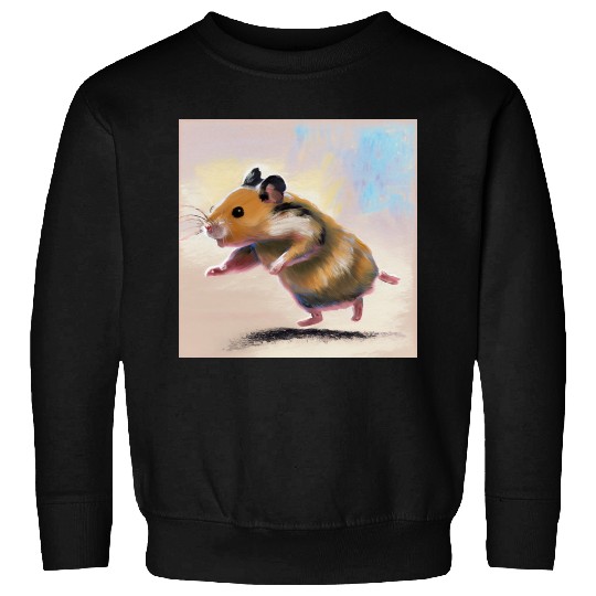 Running away hamster Sweatshirts