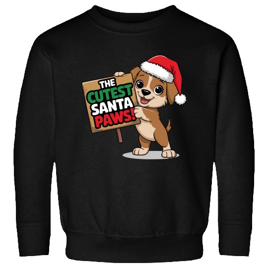 Cutest Santa Paws Sweatshirts