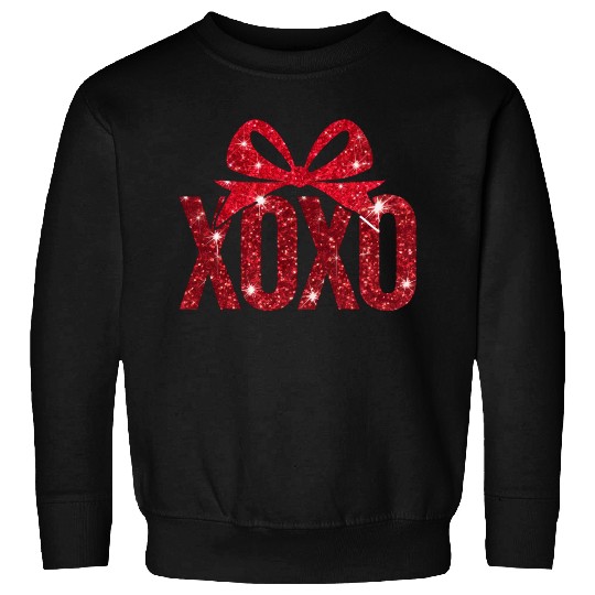 Faux Sequin Xoxo Sweatshirts