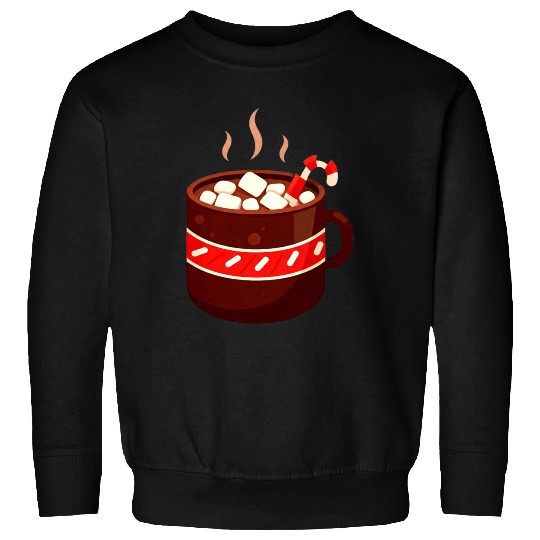 Cozy Hot Chocolate Mug Design Sweatshirts