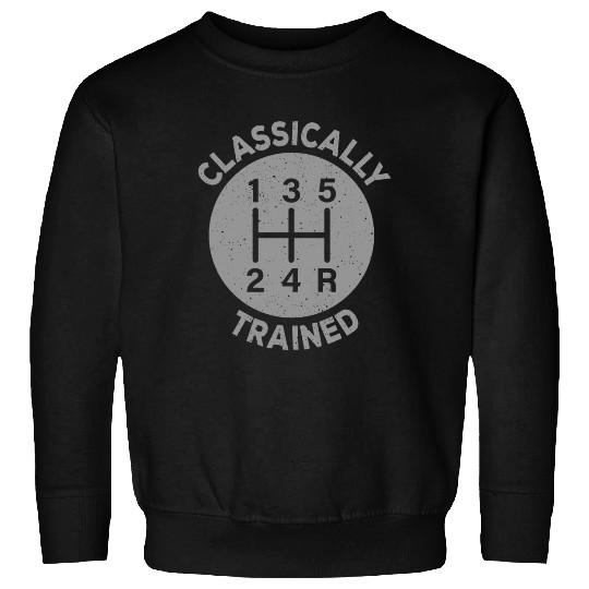 Vintage Classically Trained-Stick Shift Sweatshirts
