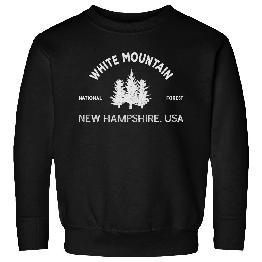 White Mountains Forest Nature New Hampshire Sweatshirts