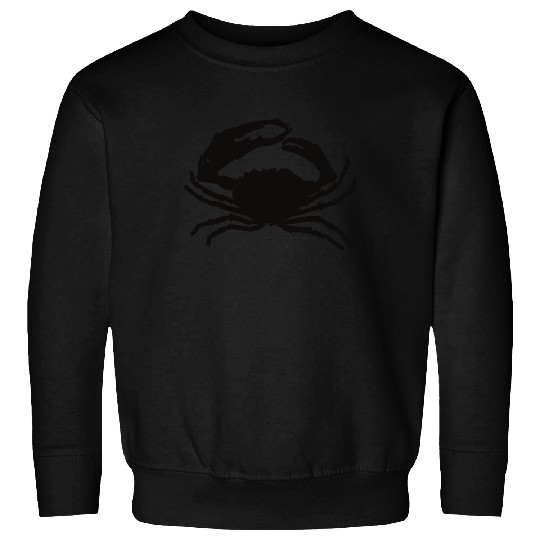 DEC-8 Crab Simple Drawing Sweatshirts