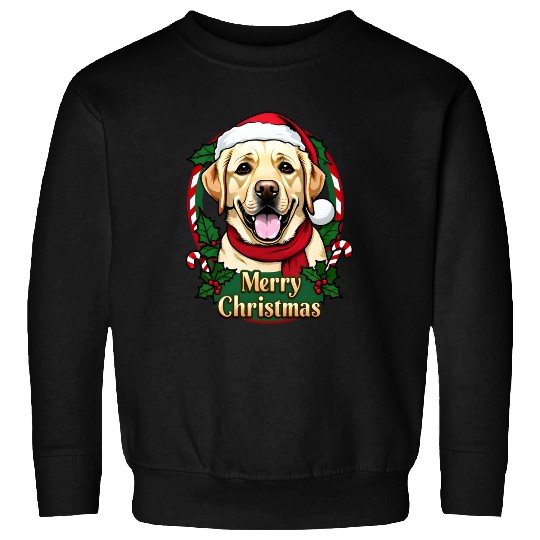 Festive Labrador Christmas Design Sweatshirts