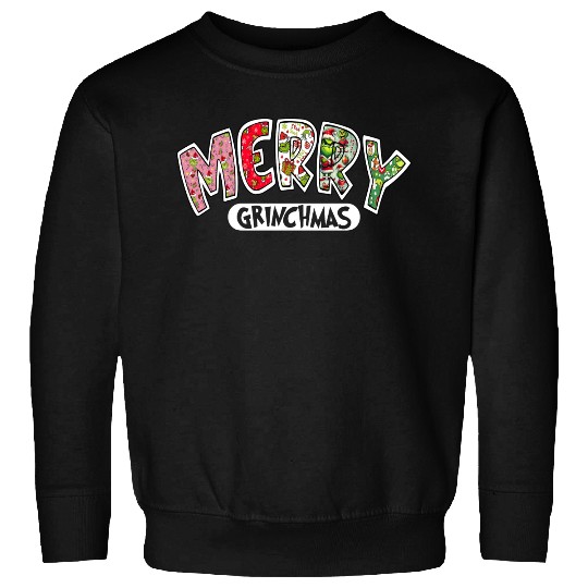 Merry Grin Happy Christmas Sweatshirts