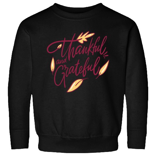 Heartfelt Gratitude: Thankful & Grateful Sweatshirts