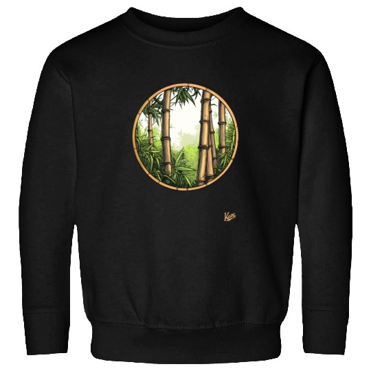 Serene Bamboo Forest Sweatshirts