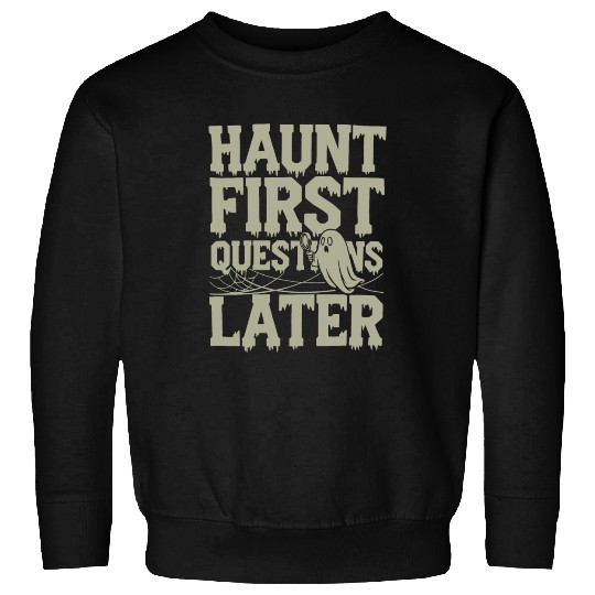 Paranormal Comedy Funny Ghost Humor Lighthearted Sweatshirts