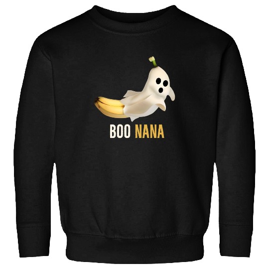 BONANA Boo Ghost Halloween Gift funny banana trend Sweatshirts