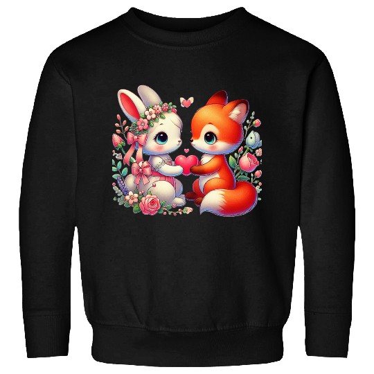 Beautiful couple heartvalentine's day design Sweatshirts