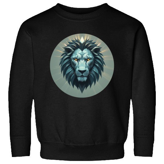 Geometric Power Lion Sweatshirts