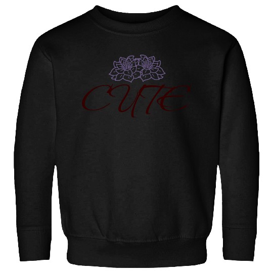 Elegant Floral Lotus Pattern Sweatshirts