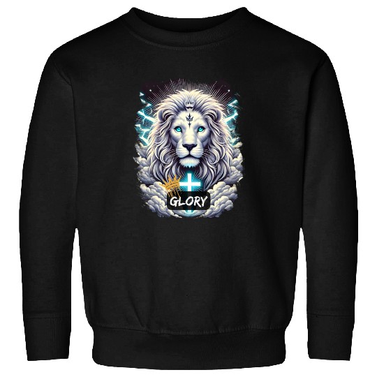 White Lion Of Judah Glory Sweatshirts