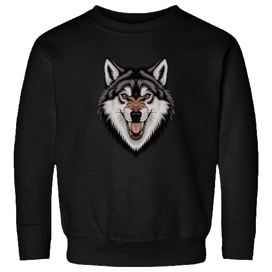 Angry wolf Sweatshirts
