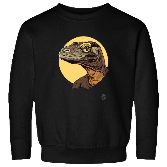 Realistic Komodo Dragon Portrait Sweatshirts