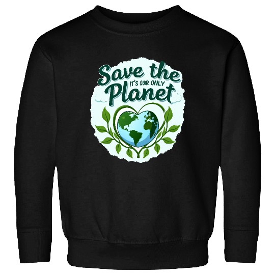 Eco-Friendly Earth Design Sweatshirts