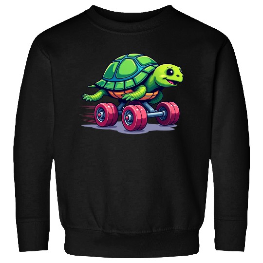 Turbo Turtle: Speed on Wheels Sweatshirts