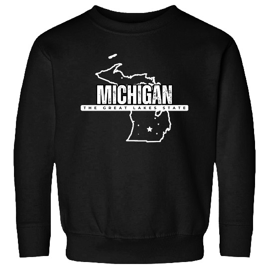 MICHIGAN THE GREAT LAKES STATE SAILING STRONG IN T Sweatshirts