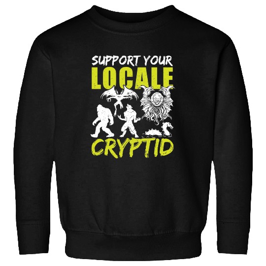 UFO Fantasy Cryptid Support Your Locale Cryptid Sweatshirts
