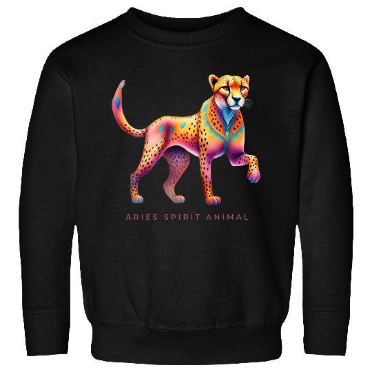 Aries Spirit Animal Cheetah Alebrije Sweatshirts
