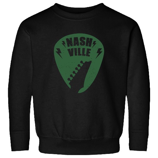 Nashville Music City Guitar Pick Sweatshirts