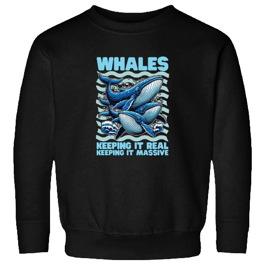 Whales Keeping It Marine Biologist Whale Watching Sweatshirts