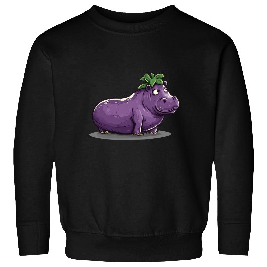 Hip Eggplant Sweatshirts