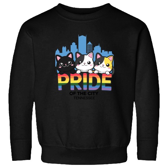 Pride of Memphis City Tennessee USA Rainbow Flag Sweatshirts