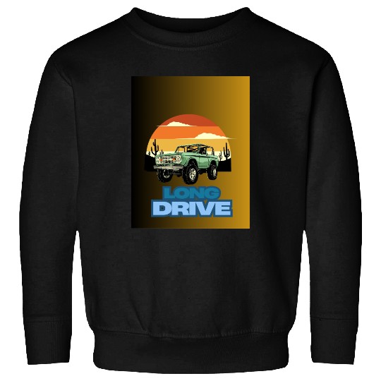 Black Yellow Simple Minimalist The AdventureTShirt Sweatshirts