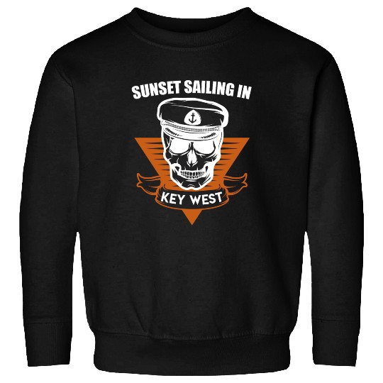Florida SUNSET SAILING IN KEY-WEST Sunshine-State Sweatshirts