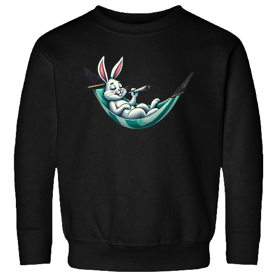 Relaxed Bunny: Hammock Life Sweatshirts