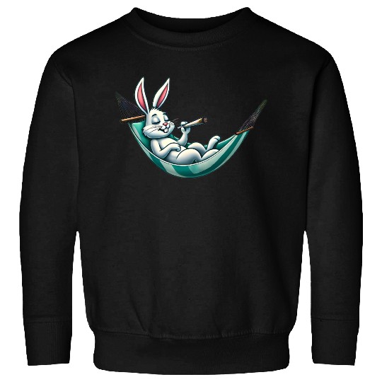 Relaxed Bunny: Hammock Life Sweatshirts