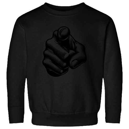 Classic Iconic Finger Pointing Hand Gesture Sweatshirts