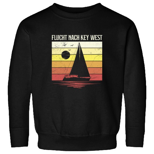 Florida ESCAPE TO KEY-WEST Sailing Florida Sweatshirts