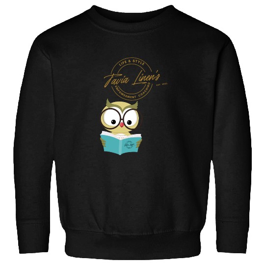 The Wise Coaching Owl Sweatshirts by Tavia Linen