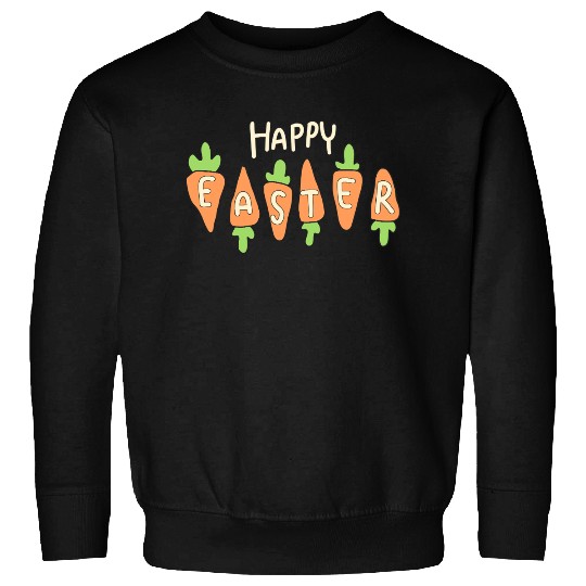 Happy Easter Cute Carrot Sweatshirts