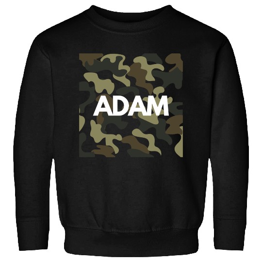 Adam Name Sweatshirts Men Good Quality Camouflage
