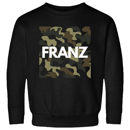 Franz Name Sweatshirts Men Good Quality Camouflage