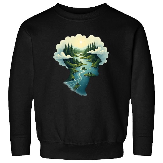 Nature’s Mind – A Green Perspective Sweatshirts