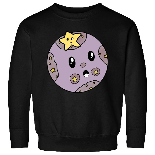Surprised Purple Moon Sweatshirts