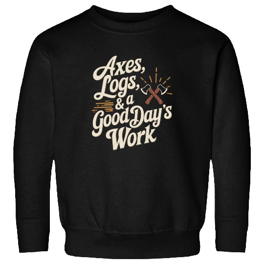 DIY Firewood Processing Wood Splitting Chopping Sweatshirts