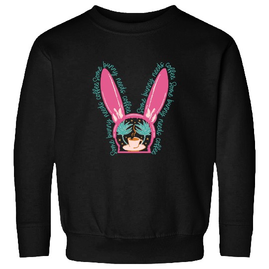 Easter bunny coffee lover Sweatshirts gift