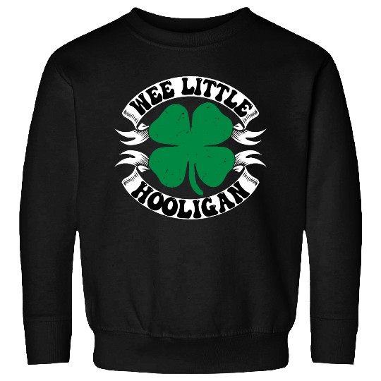 Wee Little Hooligan Cute St. Patrick's Day Irish S Sweatshirts