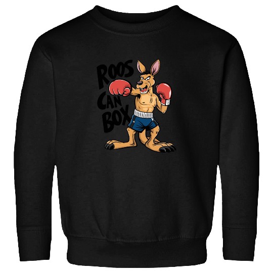 Roos Can Box Kangaroo Boxing Fun for Kangaroo Sweatshirts